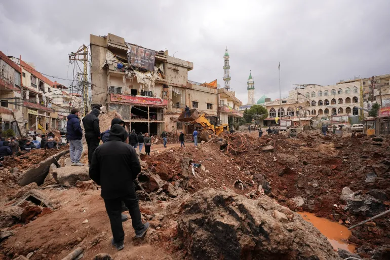 Aftermath of Israel's military airborne operation in Nabi Chit