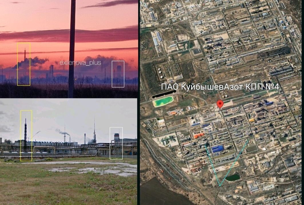 Видно дим: у Тольятті атаковано стратегічний хімзавод. Фото